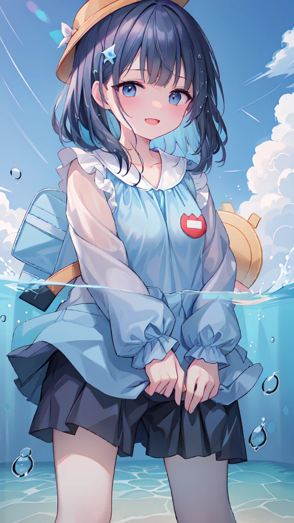 anime girl with a pacifier in her mouth and a yellow helmet on, anime moe artstyle, , anime visual of a cute girl, kantai collection style, cute anime girl, artwork in the style of guweiz, small girl, guweiz, marin kitagawa fanart, young anime girl, anime style 4 k
