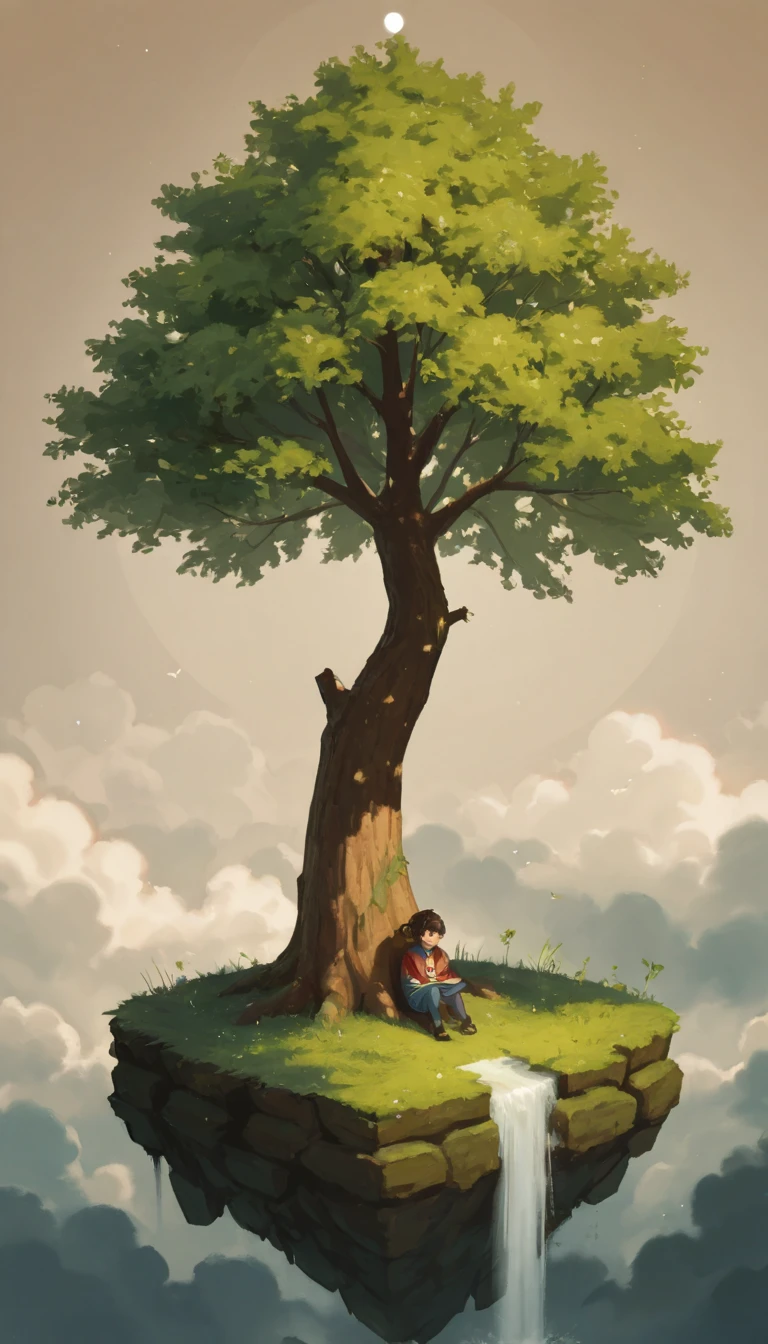 Analog Style ,Chroma V5,Nbinkupunk,(非常にexhaustiveなCGユニティ8K壁紙),Epic River Images , Book tree , Small waterfall, Thick Fog ,Award-winning photo, Color Difference, exhaustive , high definition, bloom, Monet's Style, Pissarro, and Sisley ,popular on ArtStation, Attractive Gruesome That Has Become a Hot Topic in Cloudscape Art , Art by Midjourney