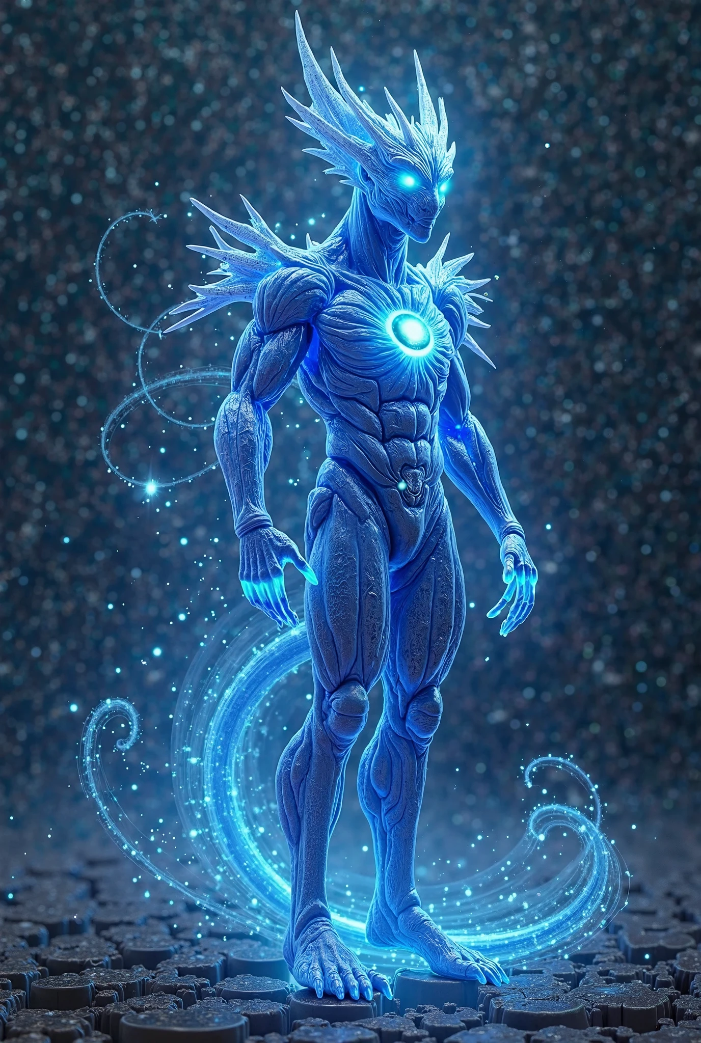 Create a new Ben 10 alien in the appearance of Alien X, but improved, capable of recreating the universe and changing time and space.