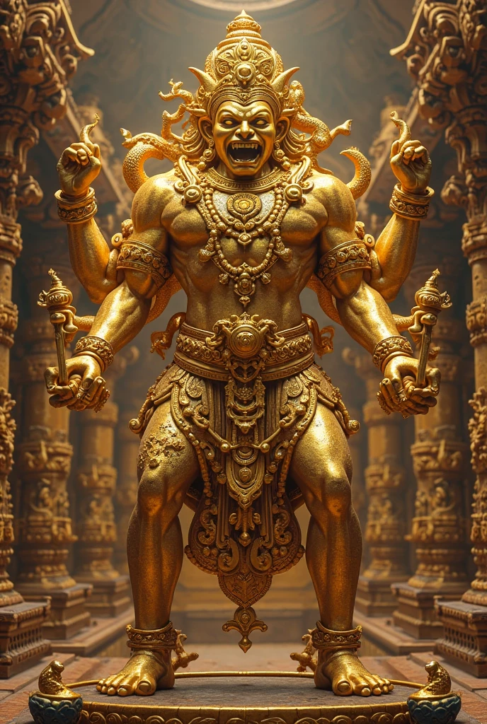 Angry Hindu God