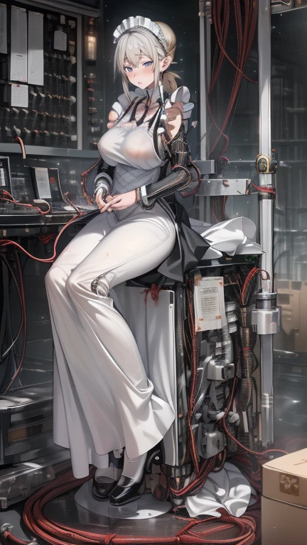 (masterpiece, best quality:1.2)，comic stroyboard, 1girl, anatomically correct，solo, femdom，sounding，cbt，hold，smile，colorful，leggings，thin gap，cameltoe，inside box，bondage，insertion，trembling，juice，spray，see-through