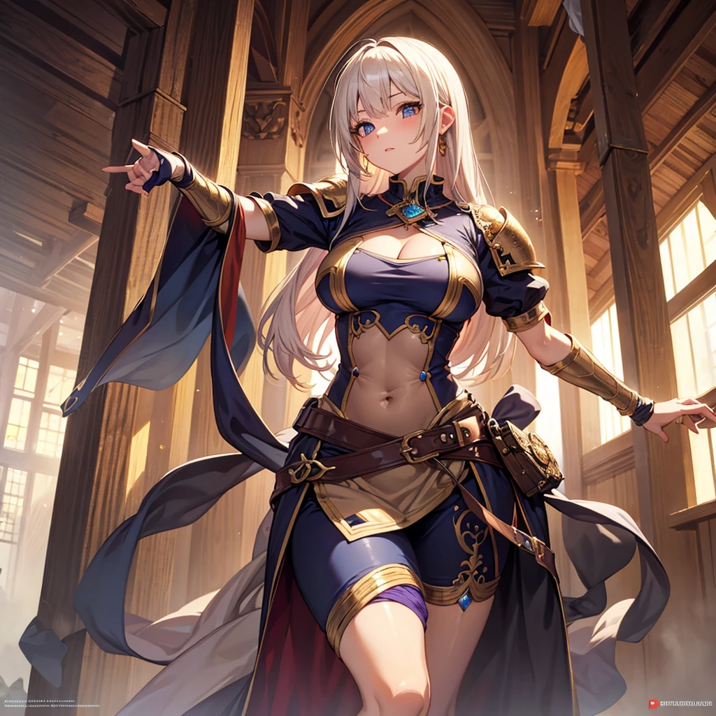 <lora:danceroutfit-nvwls-v1:0.9> danceroutfit, castle, <lora:yamanaka_ino:0.85> yamanaka_ino, hair ornament, earrings, hairclip, midriff, fishnets,, ultra detailed, masterpiece, best quality, aesthetic, detailed,