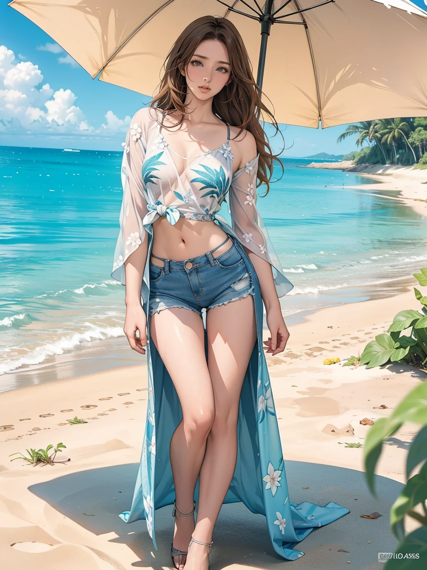 (((NSFW))), (Raw photo:1.2), (realistic), beautiful detailed girl, very detailed eyes and face, beautiful and detailed eyes, huge file size, High resolution, very detailed, highest quality, [table top:1.6], shape, very detailed, small details, highest quality, 8k wallpaper, movie lighting,Two 15-year-old junior high school girls, caribbean nudist beach, Are standing, Empty beach, In underwear, I can see the white junior bra, You can see the white junior panties, sounds like fun, slender body, young face, immature body, panties only,Empty landscape, exposed underwear,liberated look, girls wearing nothing, resort coast, sandy beach, 
