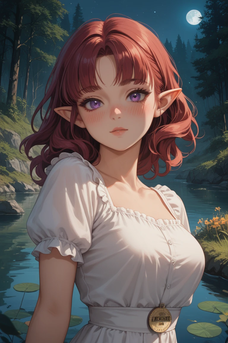 a beautiful young woman with long, flowing red hair, large green eyes, and delicate facial features, wearing an ornate, tattered dress in a dark, enchanted forest setting, (Anya Taylor-Joy as a goblin girl, hyperrealistic, photorealistic, 8k, best quality, masterpiece:1.2), ultra-detailed, extremely detailed portrait, intricate details, natural lighting, warm color palette, moody atmosphere, fantasy, dark fairy tale, ethereal, captivating gaze