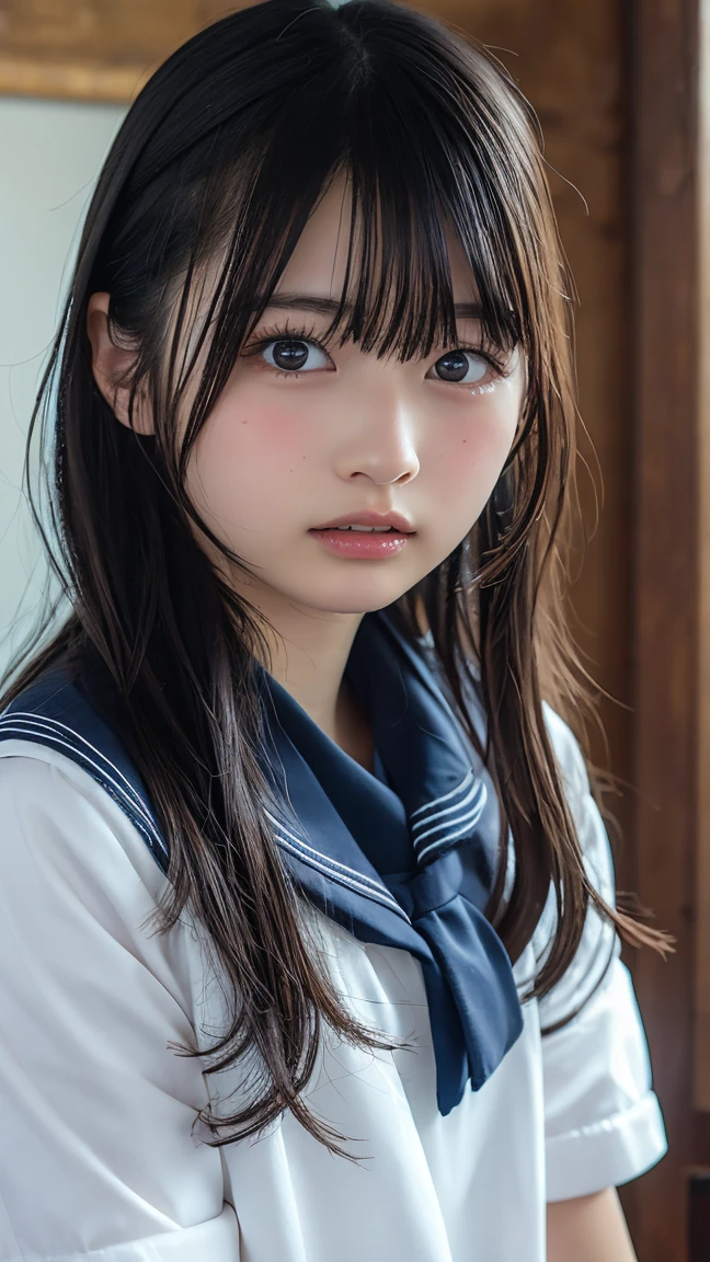 (8K, RAW Photos,Highest quality, High resolution:1.1), (Ultra-realistic:1.4),(Realistic, Realistic:1.3),The Beauty of Japan、Rhythmic gymnastics club、Rhythmic Gymnastics Uniform、((Upper Body:1.3))