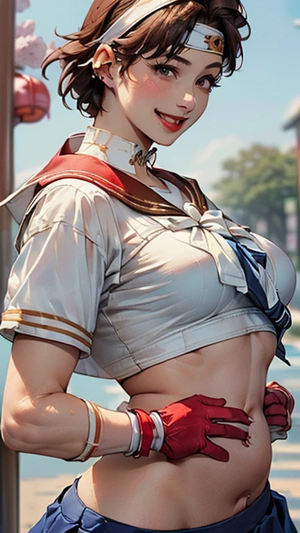sailor suit, full body photos, first person perspective, delicate faces, delicate fingers, location rooftop, female students, neon lights, golden ratio figure, doyagao, hairclip, twintails, Surrealism, depth of field, anaglyph, Sony FE GM, emphasis lines, high detail, cinematic lighting, drop shadow, first-person view, highres, 8k, award winning, masterpiece, ccurate, high quality, anatomically correct, super detail, textured skin, 4K, retina