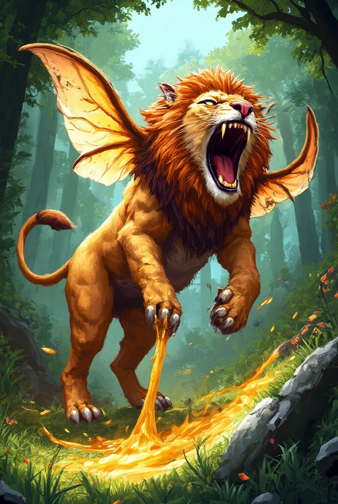 lion combined with dragon   