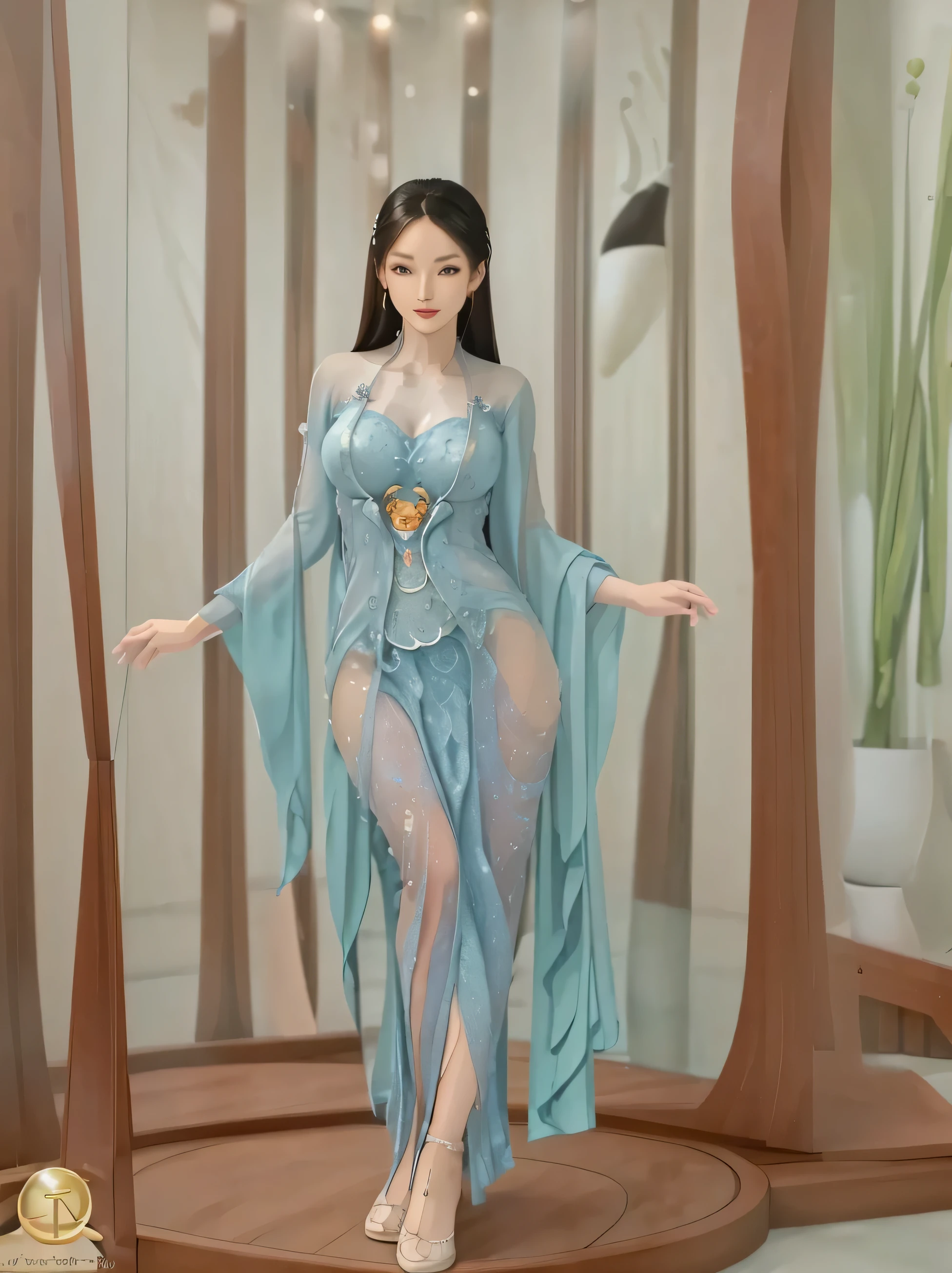 ((highest quality)), ((pieces fly)), (detailed face), (highlight), emphasize big breasts、young girl、dull bangs、black hair、patterned kimono、armor