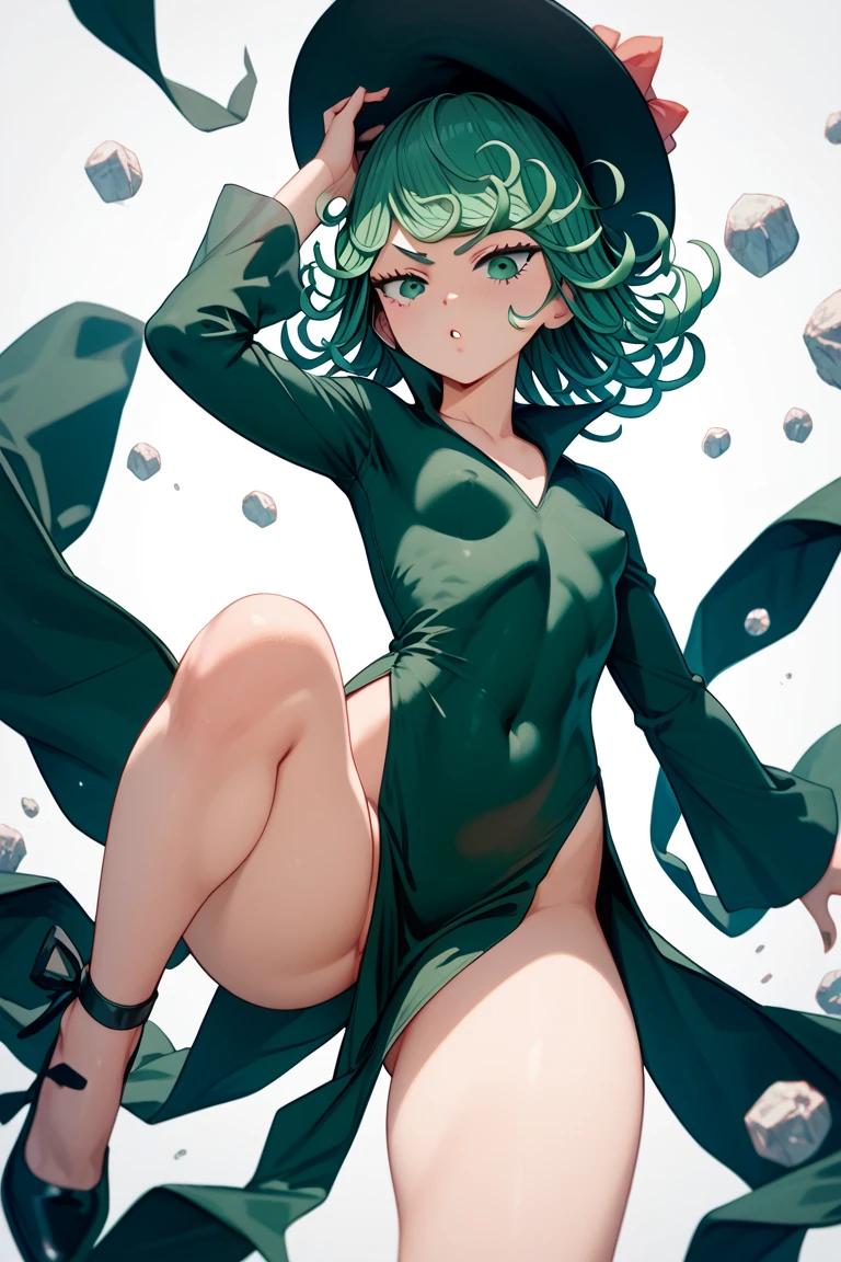 A woman flying, tatsumaki, tatsumaki, tatsumaki, big boobies