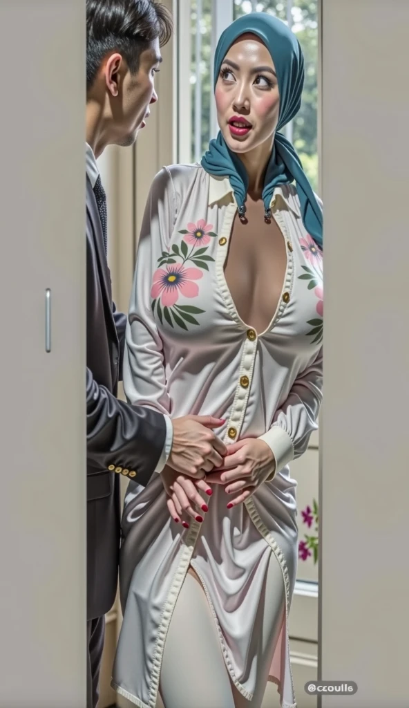 Big breast hijab