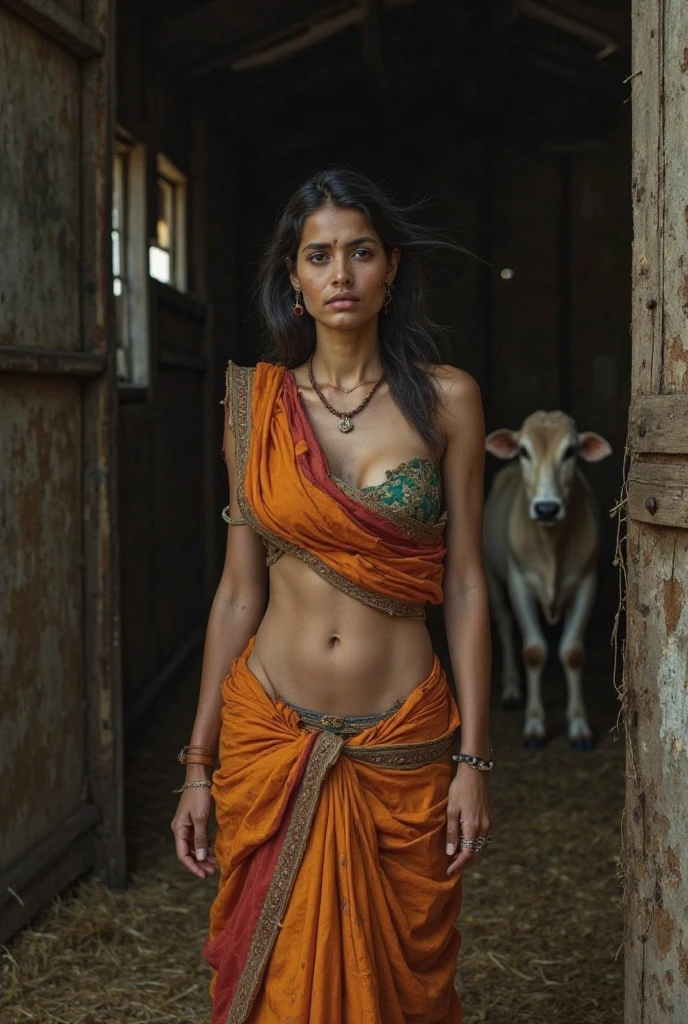 British woman sex with 5 indian  cow dunk
