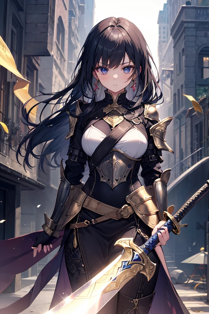 A female warrior making rapid advances in the dungeon