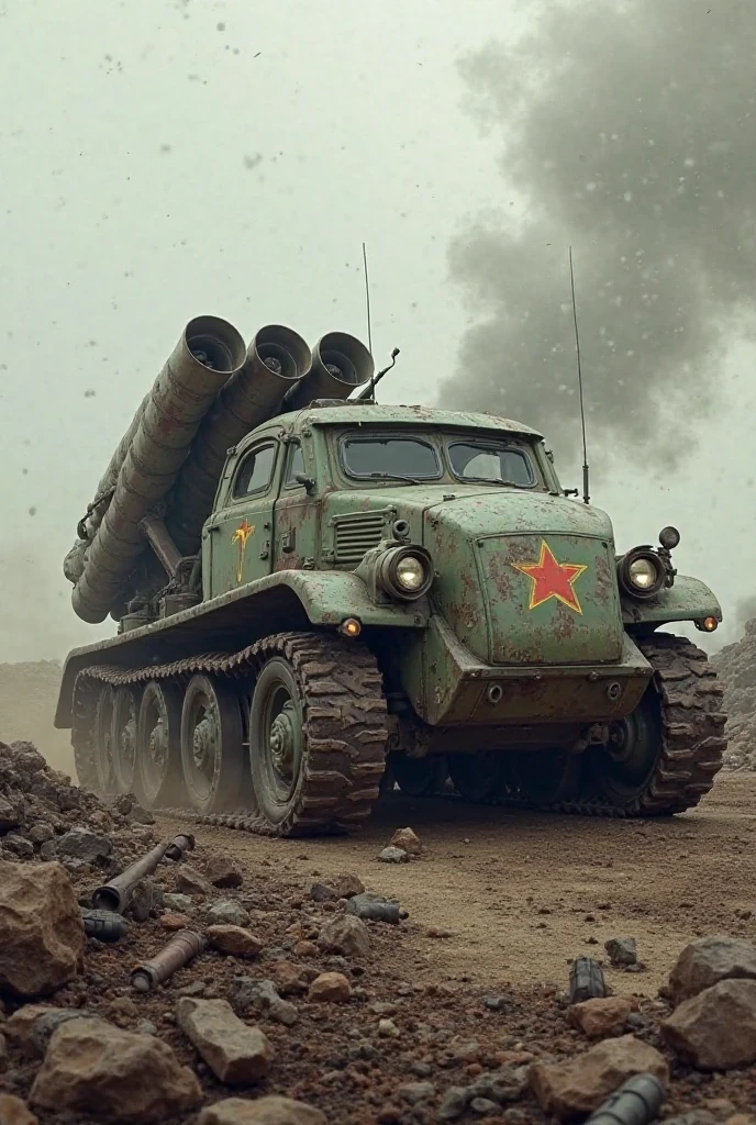 <lora:SovietPunkAIv2:.85> SovietPunkAI car