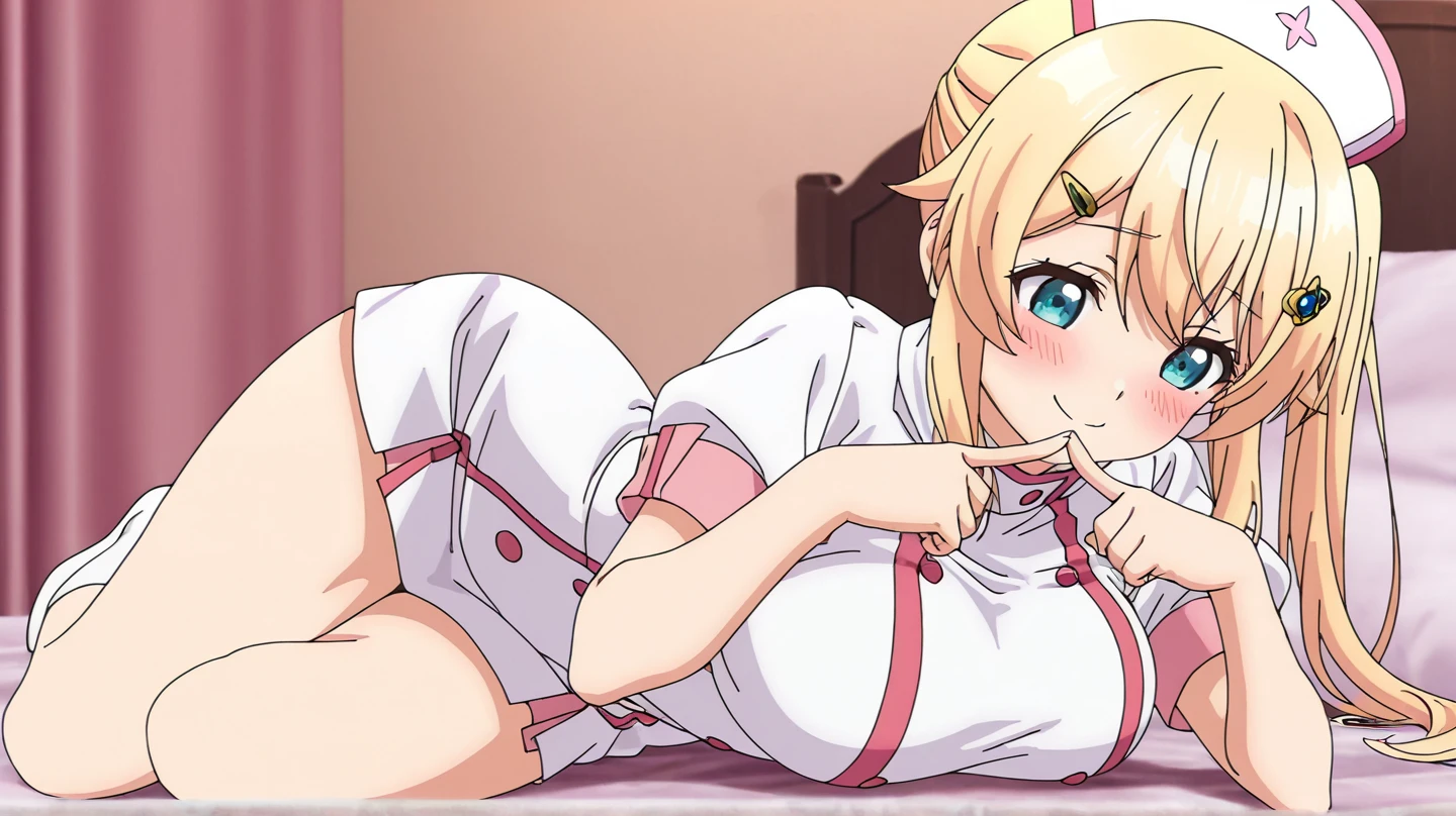 ((real quality:1.5)),((Japanese)),(best quality), 1person,super ,blush,shame smile,((child :1.5)),((135cm:1.5)),(((((nsfw))))),(nude),((little idle)),(sports shoes),(spread pussy)),(((sumail))),((Japanese idol)),(((pussy/vagina))),(spread her pussy),(uterus,urethra),(spread legs,pussy focus:0.5),((soro)),legs spread, about to be ravished, wet pussy, leg grab,((TOKYO mega City:1.3)),((sexy nurse costume:1.5)),sports half tank top,brown hair,cute aye,(blond hair),
