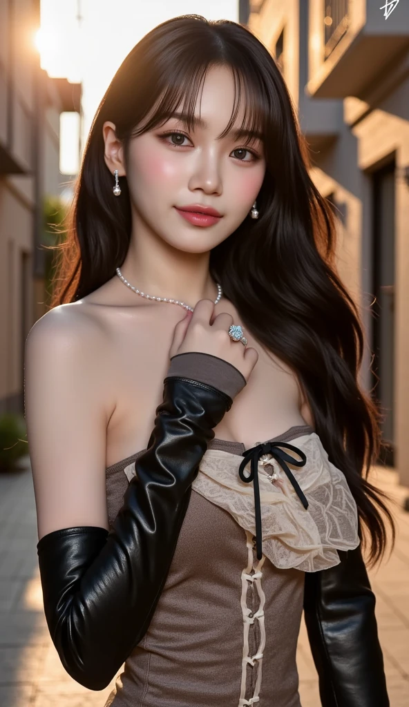 (1girl:1.3), solo, __Body parts__ realistic skin, pale skin, big boobs, official art, unified 8k wallpaper, ultra detail, beauty and aesthetics, beauty, masterpiece, best quality, in cyberpunk city, fantastic atmosphere, calm color palette, peaceful mood, soft shadows, nurse, glamour, huge breasts