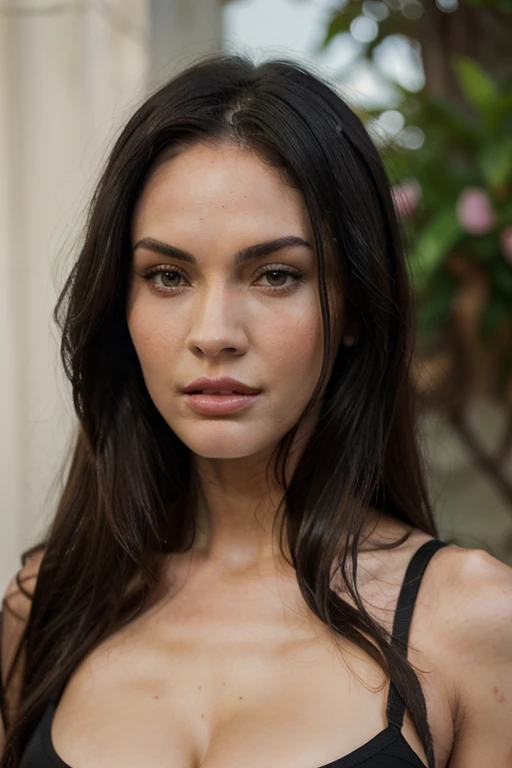a woman with long black hair and green eyes dressed old money style, with green eyes, with stunning green eyes, keine Falten, Modelgesicht wie Megan Fox, big lips, Ultrarealistische digitale Malerei, Hyperrealistische digitale Malerei, Ultrarealistische digitale Kunst, Hyperrealistische digitale Malerei, Ultrarealistische digitale Kunst, with deep green eyes, Ultrarealistische digitale Kunst, with green eyes, Genau, ultrarealistische Gesichter, Realistische digitale Malerei, mit schwarzbraunen Haaren, definierte Gesichtsturktur, texturierte Haut, spitzes Kinn, hohe Wangenknochen, feine Nase, full body