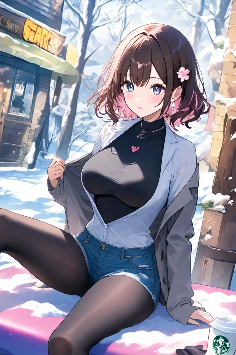 masterpiece, best quality, highly detailed, 1girl, solo, twintails, off-shoulder sweater, choker, jacket, hairband, looking at viewer, smile, blush, Wide Smile, Eyes Detailed & Wide, sexy Pose. Ultra HD, Rococo-Inspired Fantasy Art With Intricate Details. Cute, Charming Expression, Alluring-Gaze, looking at viewer Beautiful Eyes, An-Ideal-Figure. Large Youthful Well-Shaped-Breasts, Massive-Round-Bosom, Décolletage. slim waist, fit body, full lipsWarm lights , woman in a dreamy forest at night, with fluffy hair, delicate face, realistic, real, slim, large aperture, sexy shots, attractive poses,Stunnin gly beautiful merge of Scarlett Johanson. Alison Brie, Selena Gomez. symmetrical face, photorealistic, photography, path tracing, specular lighting, volumetric face light, path traced hairmaximum quality{(masutepiece) (8K High Resolution) (top-quality) In the style of breath of the wild.
