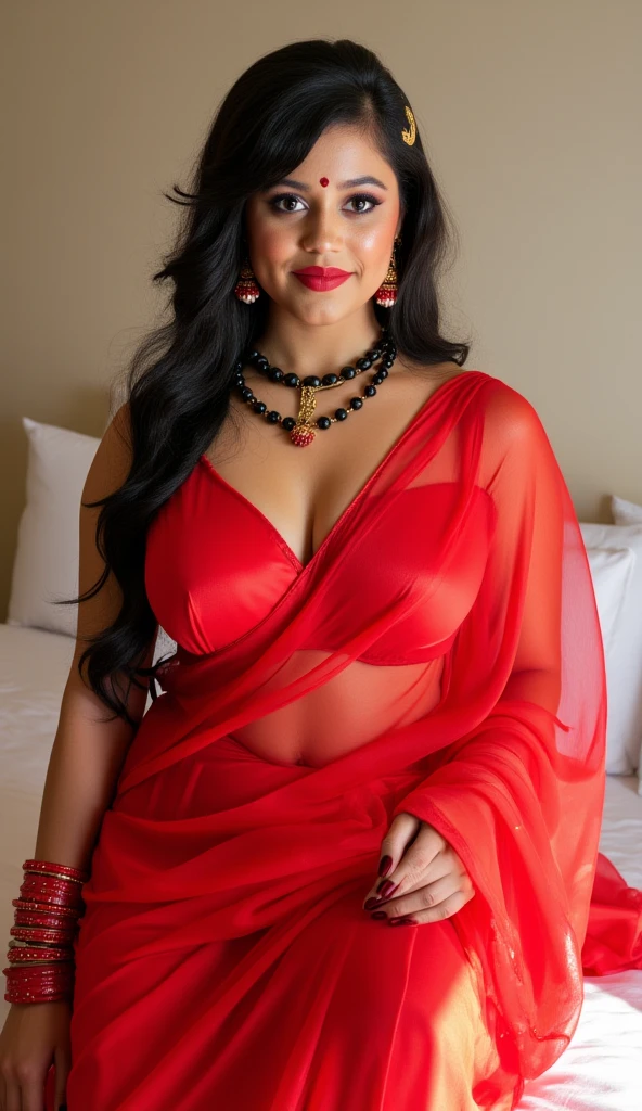 day scene, rose petals, extreme close up photo of Parvathy Nambiar, big cheeks, rose petals, wide open legs, black nerd glasses, red Hollywood lips, posing in a garden, rose petals falling, seducing, black see through saree, rose petals, hourglass figure, rose petals, armpits, necklace, 30 yo, sultry, look at viewer and smile, (cinematic:1.3), intricate details, (ArtStation:1.2)