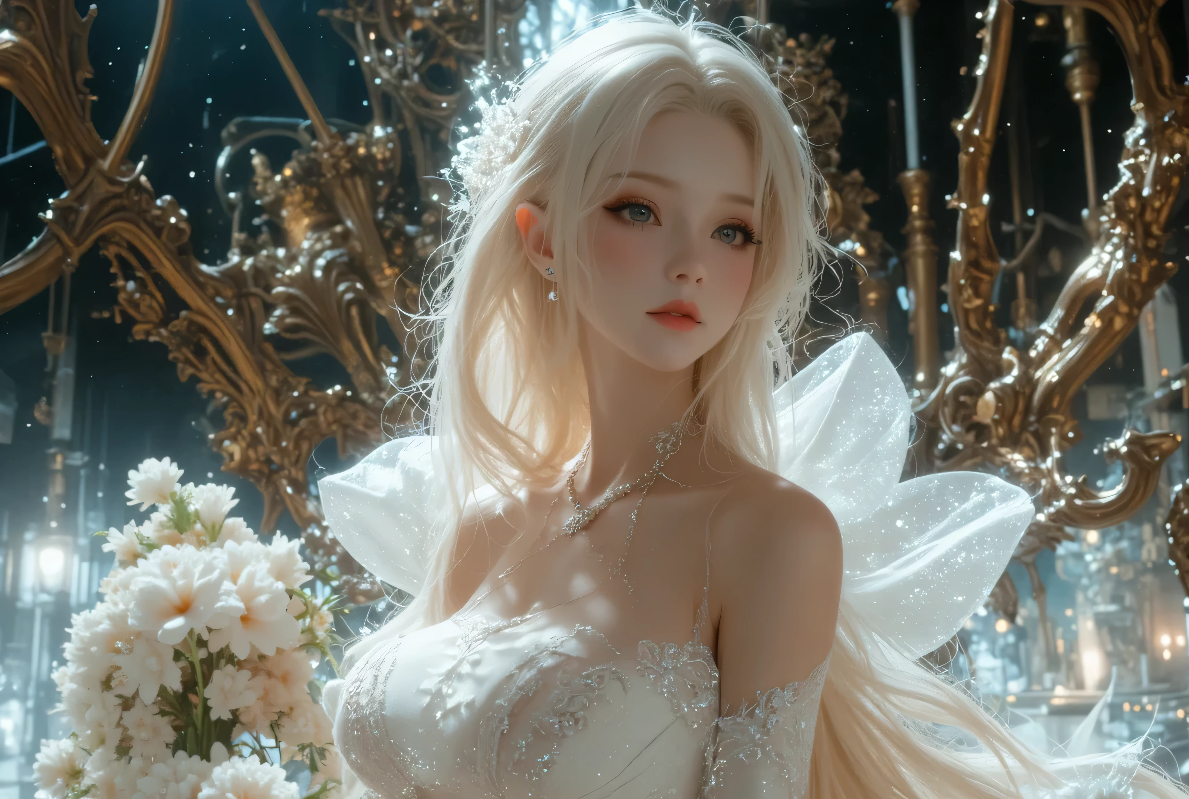 tmasterpiece，Highest image quality，super detailing，Best quality at best ,Extremely Delicately Beautiful, Very meticulous,Best quality at best, offcial art, extremely detaild的 CG unified 8k wallpapers, portrait photo of an, The most beautiful look，blond hair blue eyes，Radiant skin and radiant eyes, pretty skin,(Detailed lighting:1.2), (Beautiful and detailed light:1.3), deep understanding, beautiful nude color, iintricate, digitial painting, smooth private parts, Focus sharp, The end of the world, Epic reality,looking at the camera in， (HighDynamicRange:1.4),facing at the camera， (pastel colour:1.4), Beautiful big breasts，The end of the world的, giving up, com cores neutras, natta, Screen space refraction, (Complicated details, ultra - detailed:1.3), art  stations, Cinema lenses, vignet, the complex background, buliding，Enchanted smile，face flushed，the shy，detailed back ground，Dreamcatcher earrings，sexy and sultry，（Obscenity exposed，Camel toes，Combing thick hair，），The sexiest look，eyes with brightness，半cleanness，Lace，cleanness，Hollow-out on，Correct bodielack Butterfly Ruolan Moon Shadow Peach Milk Tea Smooth Velvet Versailles Ultra-Thin Dress，