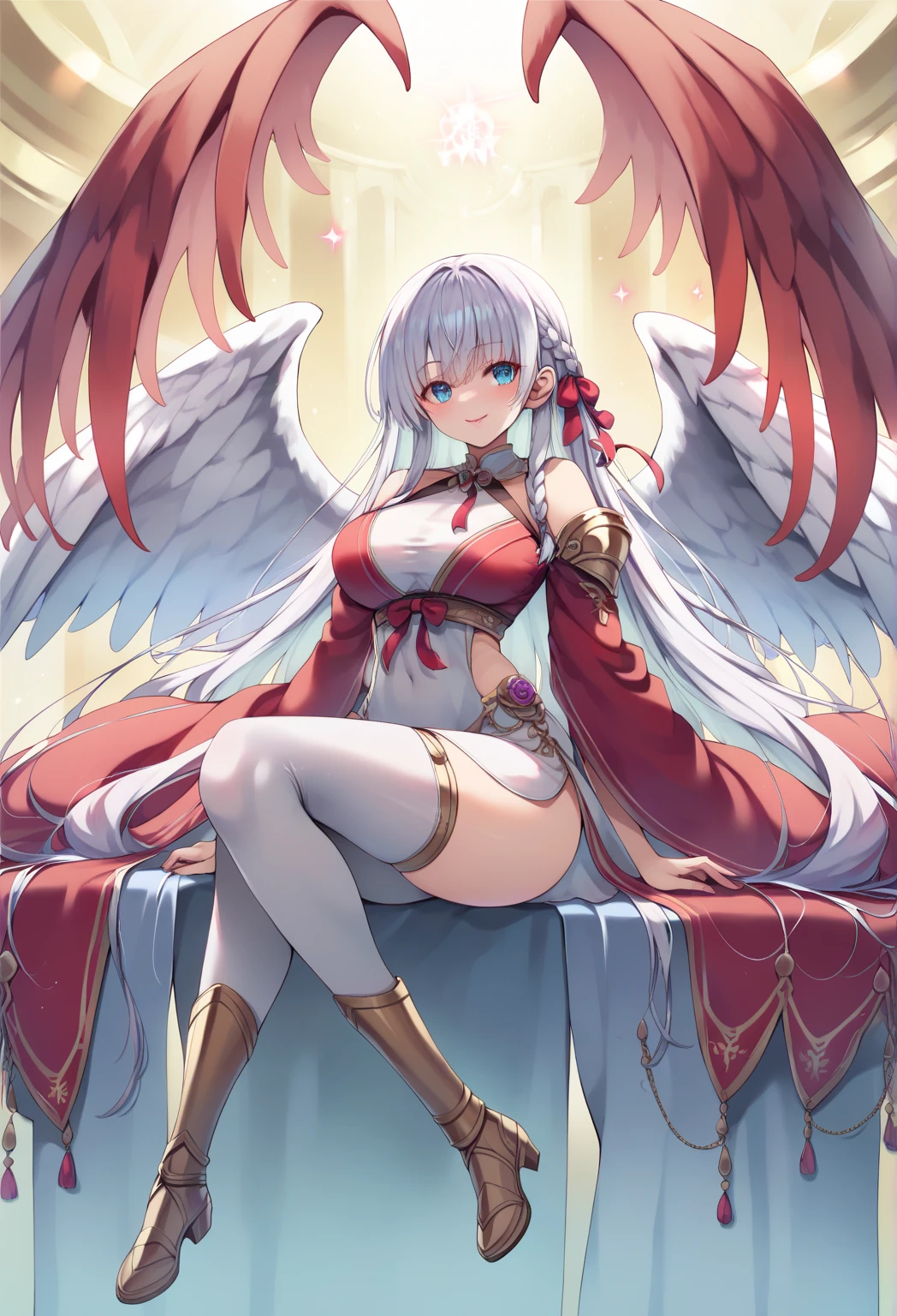 Tengu, Fortuneteller, carnival, Friendly, masterpiece, アニメ, Stocky, Angelic French doll, ボブヘア, おでこ, Messy hair