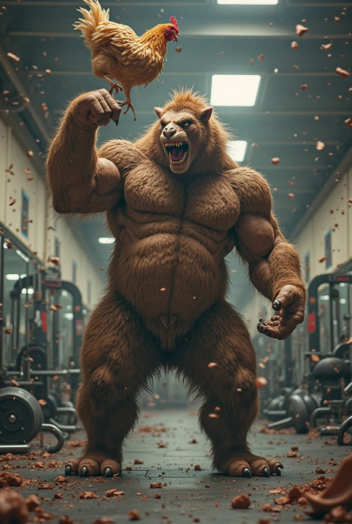 Werewolf at school having sex huge genital male with tight boxer))), ((huge male)), ((hyper muscular male)), ((thicc male)), (((gigantic balls:1.5))), (((gigantic cock:1.3))), (((NSFW))), boxer can't fit, (((oversized bulge))