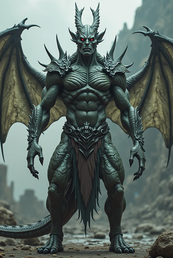 full body dark shot, gargoyle statue, D&D fantasy, art by Greg Rutkowski,
Beeple, Beksinski, Giger, super quality, very beautiful, masterpiece painting,
dark shadowplay, volumetric lighting, subsurface scattering, uhd rendering,
raytracing, ultra high epic details, hyperdetailed, 4k
