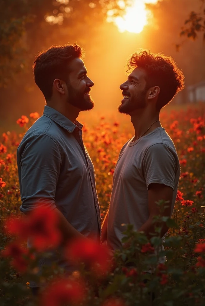 Men without clothes having sex 

