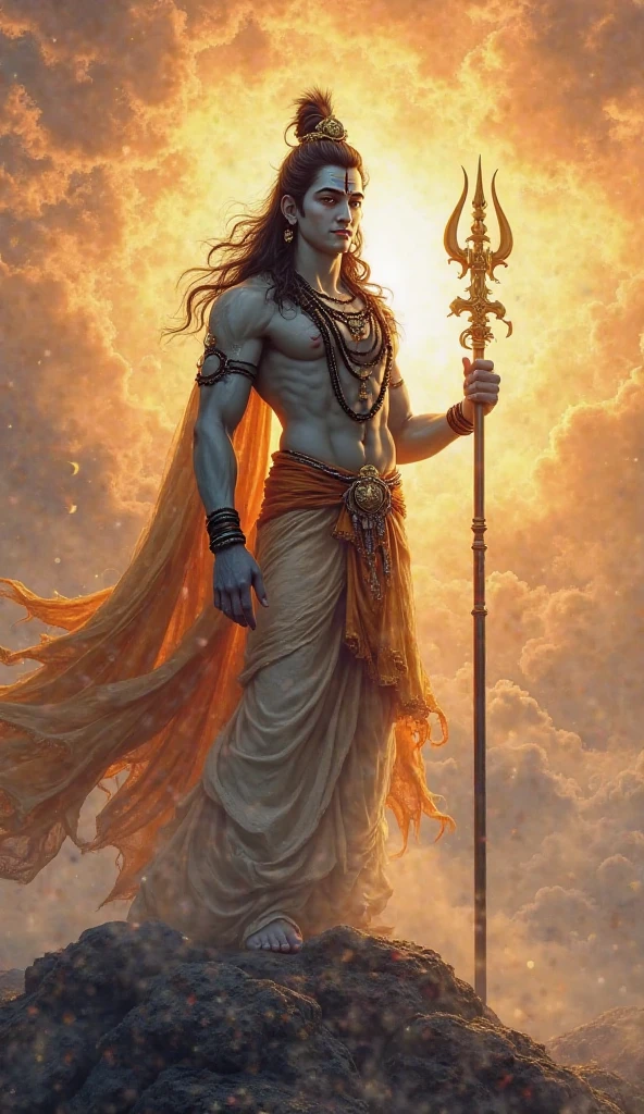 Shiva Performing his dance tandav
