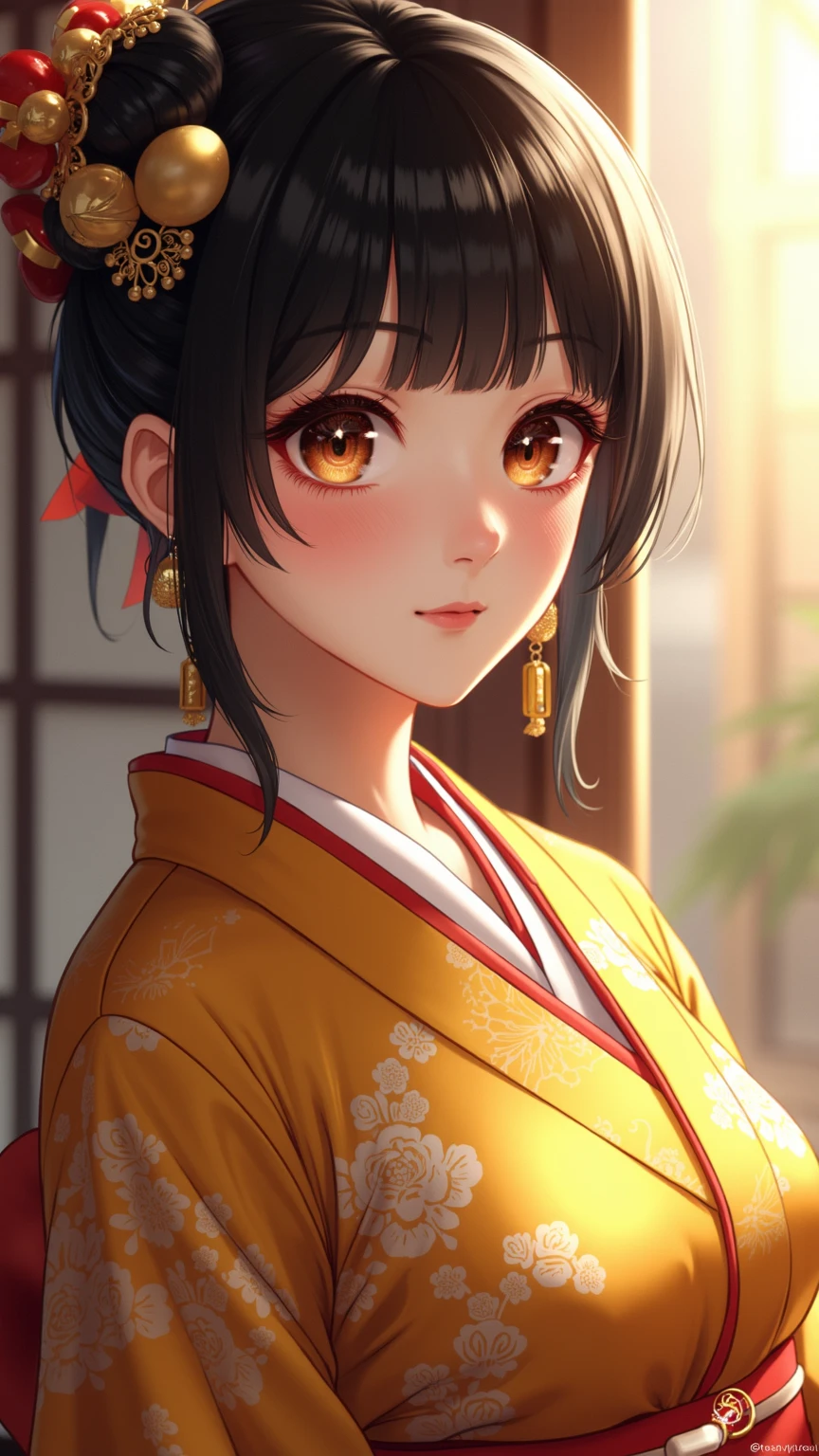 「(8k wallpaper:1.5)、(high-level image quality:1.3)、(animesque, illustratio:1.5)、(girl with、good-looking:1.8)、(beatiful detailed eyes:1.3)、(A slight smil:1.1)、(Hakama:1.5)、(dojo:1.3)、(sepia, gradients:1.5)」
