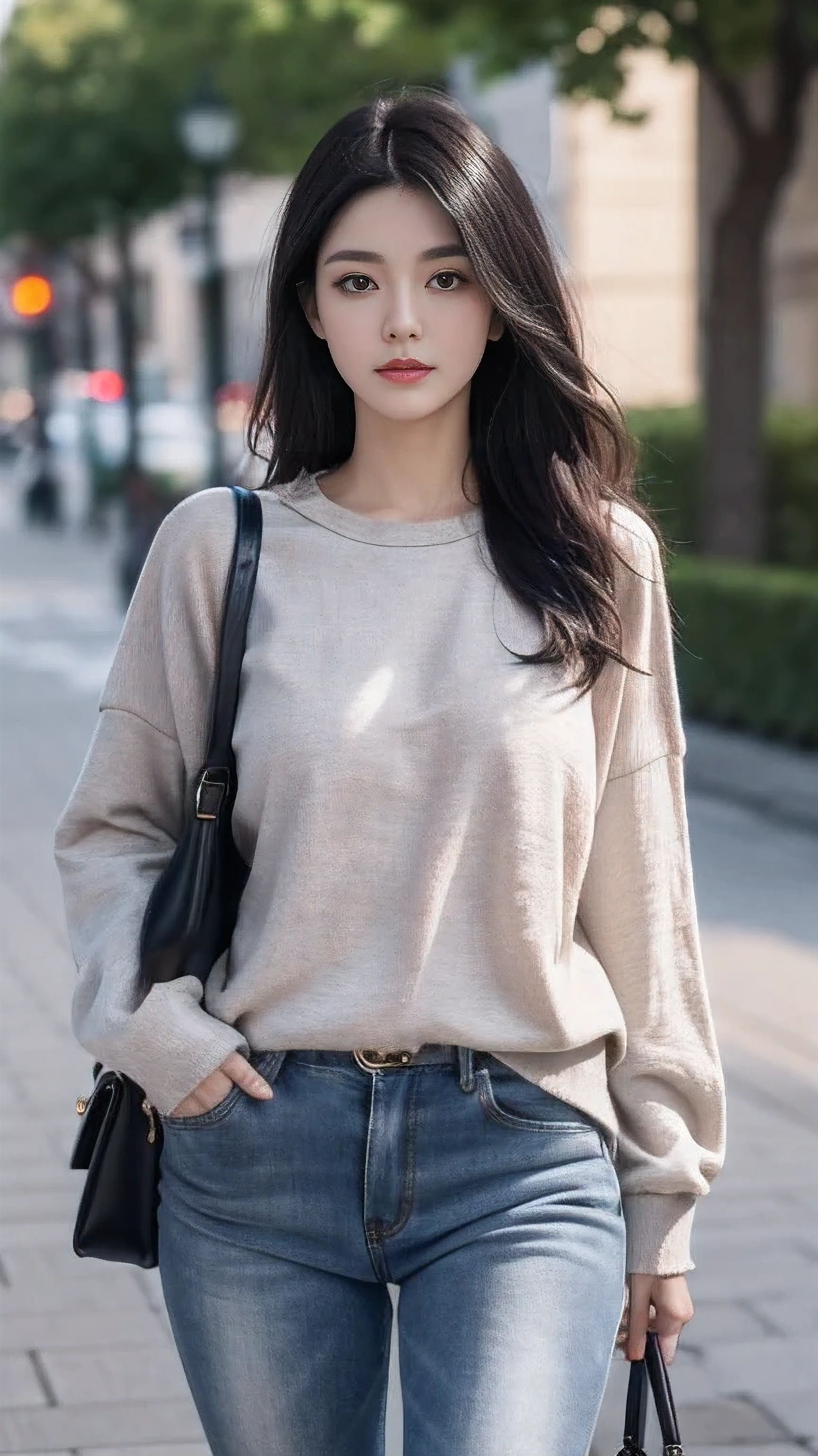 (Girl's body:Clothes that fit: detailed, Perfect Face,Big eyes、 Realistic shadows), Dark, Perfect body, Dynamic posture, Deserted urban background, (Highest quality, 超detailed, Realistic)