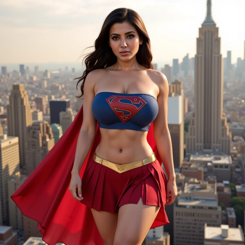 kat dennings,nude Indian girl, showing her belly button, In New York, wearing a torn spiderman suit, wear a skirt, abstract photorealistic, Artistic, Alphonse Mucha'Masterpieces of painting, highest quality, High resolution:1.4), be familiar with, intricate details, 4k, splash of color, line drawing, fibonacci, High resolution, Bright colors, with fantasy background, Female features'Flowing hair and dramatic light rays..", nude, ?????, navel, 6 pack abs, abs