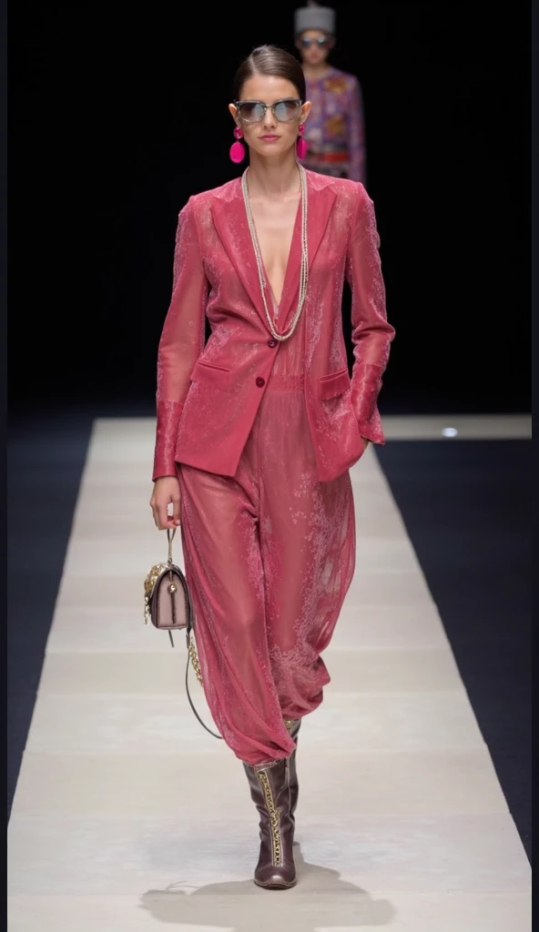 Simple lady,full bodyesbian,Wear high heels。