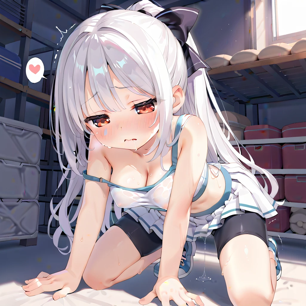 highest quality,wonderful,finely,extremely detailed CG Unity 8K wallpaper, (1 girl,wavy hair, blue eyes,medium hair), (small breasts:1.2), (black school swimsuit:1.3), (bare shoulders:1.1), (clavicle:1.1), (semen:1.2), (loli:1.2),(sperm:1.2), (zettai ryouiki:1.2),(constriction:1.2), (Are Standing:1.2),(Nipples),(Nipples visible),  ((cum,sperm,semen)),(((cum on face))),((ejaculation semen)),((ejaculation cum)),(((bukkake))),silver hair,arms up,armpit,locker room,(((cum on body))),(((sukumizu)))