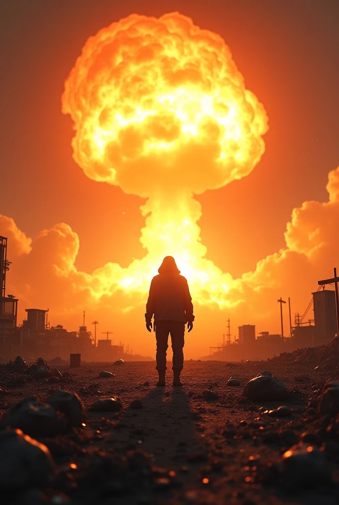The final battle, the Third World War, nuclear bomb explosion mushroom cloud