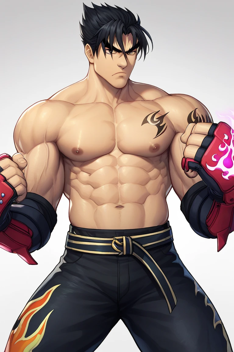 14 year old boy, anime, very muscular body, 8-pack abs and big biceps, (masterpiece: 1.6), (best quality: 1.5), (high quality: 1.5), (solo: 1.27), (muscle male: 1.27), (bala: 1.27), satisfied, happy, happy, (dynamic angle: 1.21), (dynamic hair: 1.27), (detailed pupil: 1.21), looking at the audience, (dynamic pose: 1.15), (Beautiful Detail Hand: 1.21), Illustration, (Movie Light: 1.15), Ultra Detailed, (Messy Hair: 1.34), Big Bulge, (Big Pectoral Muscles: 1.3), Chest, Side Chest, (Abs: 1.3), (Thighs: 1.3), (Bulky: 1.2), novel_illustration, Anime Screen Cover, Muscle Boy, Children, 14 years old boy