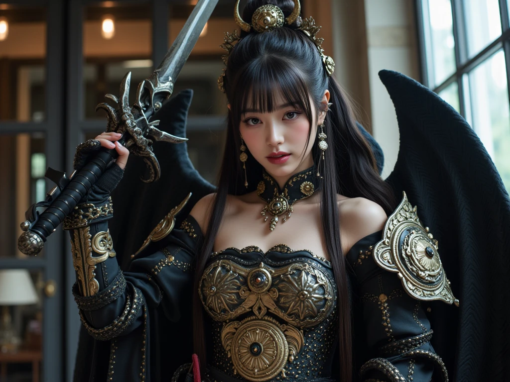 Are you okay、(Best illustrations)、8k resolution、Intricate details、最high quality、Realistic、Ultra-detailed、Best lighting、Best Shadow、Soft lighting、Ultra HD、Dungeons and Dragon、Dungeons、Devil&#39;s Daughter Tentacle Sex, (Lots of alien tentacles:1.2), Torn, excessively, tears, Detained, (Multiple Inserts:1.2) 、Necromancer、night、magic、Dark Style、Succubus、Devil&#39;s Daughter、Bat Wings，(((Devil horns)))、((((Black-rimmed round glasses))))、(((Huge boobs)))、Devil&#39;s Tail、(Red eyes glow:1.6)、masterpiece、Beautiful Face、Tyndall effect、Photo Real、(High Definition Skins:1.2)、8KUHD、Digital SLR、high quality、picture、High resolution、 Absurd、Ponytail Distortion、The optimal ratio is four fingers to one thumb、最High resolution、1 girl、hair ornaments、necklace、gem、Beautiful expression、Body Up、Big breasts are important、Tight waist、Wide ass、Tyndall effect、Photorealistic、(High Definition Skins:1.2)、