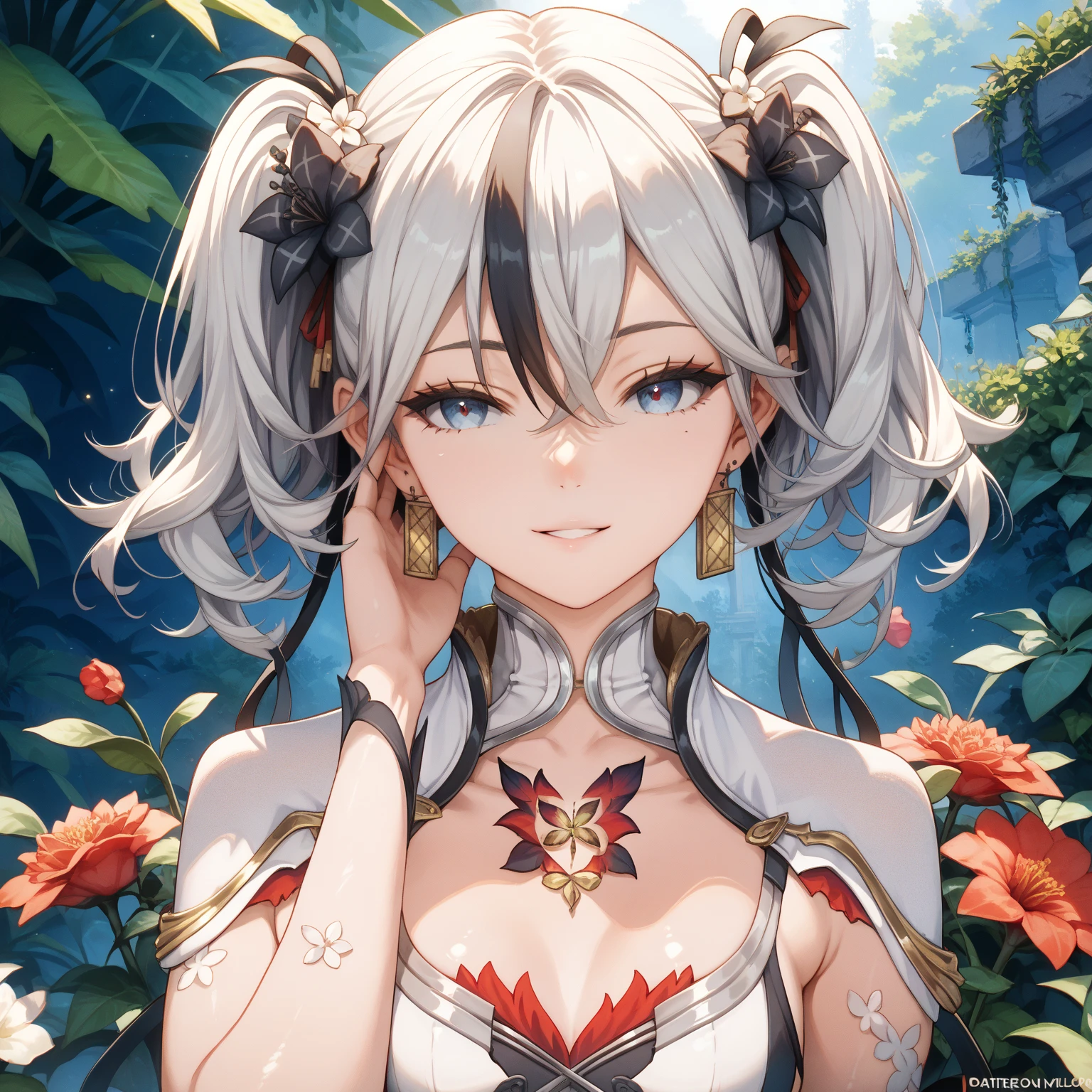 Excelinte calidad, Masterpiece, High Resolutiin, 1 girl, blush, (sonrisa incantandora: 0.8), Star Eyes, Hanfu chino, Hair Accessories, jewelry, beauty, in_body, Tyndall effect, realist, peach blossom forest, light edge, Two-tine Lighting, (high detailed leather: 1.2), 8K uhd, DSLR, Luz tinue, high quality, Iluminación de volumin, Voyeur, Photo, High Resolutiin, 4k, 8k, Desinfoque de fondo