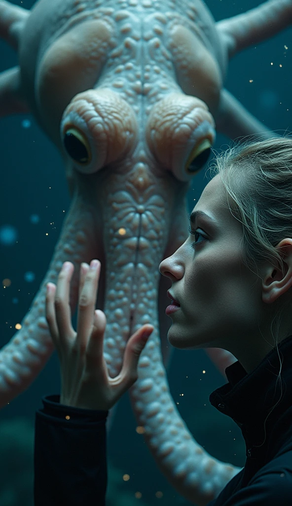 a young woman (Emma Watson, nude) experiencing an intense orgasm, surrounded by alien tentacles in a slime-filled pit, multiple tentacles engaging in sexual acts with her, belly bulge, covered in ejaculate on her face and gaping anus, ultra-realistic, 8k, highly detailed, photorealistic, masterpiece, cinematic lighting, dramatic colors, dark fantasy, surreal