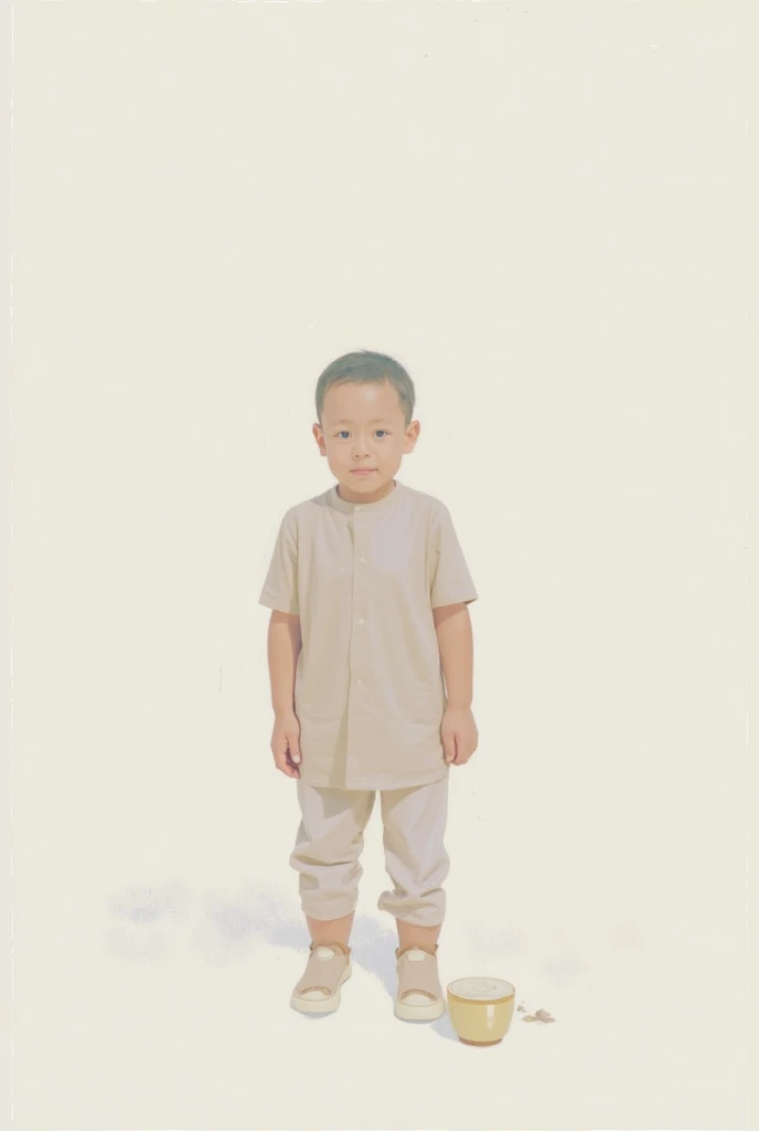 An Asian boy dressed in Harry Potter clothes, in a school of witchcraft and wizardry, extremely detailed RAW photos, realistic, (brunetized) bright colors (best quality) --v 6