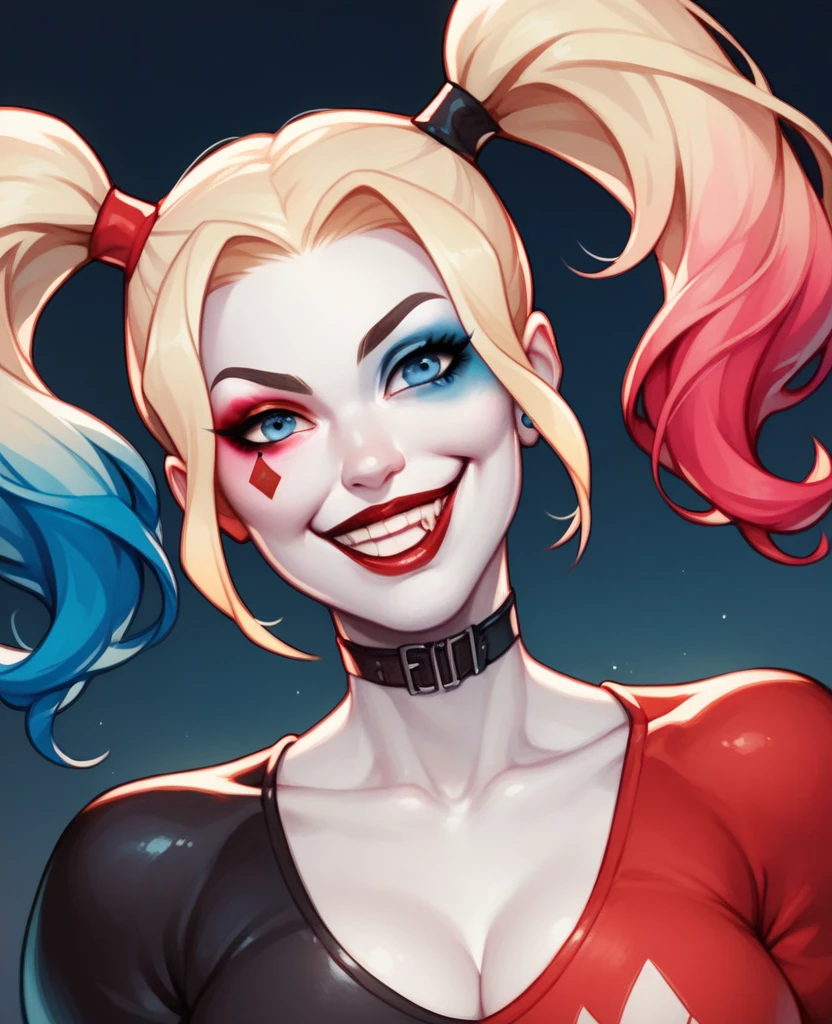 Portrait photo of (harley quinn (rebirth))