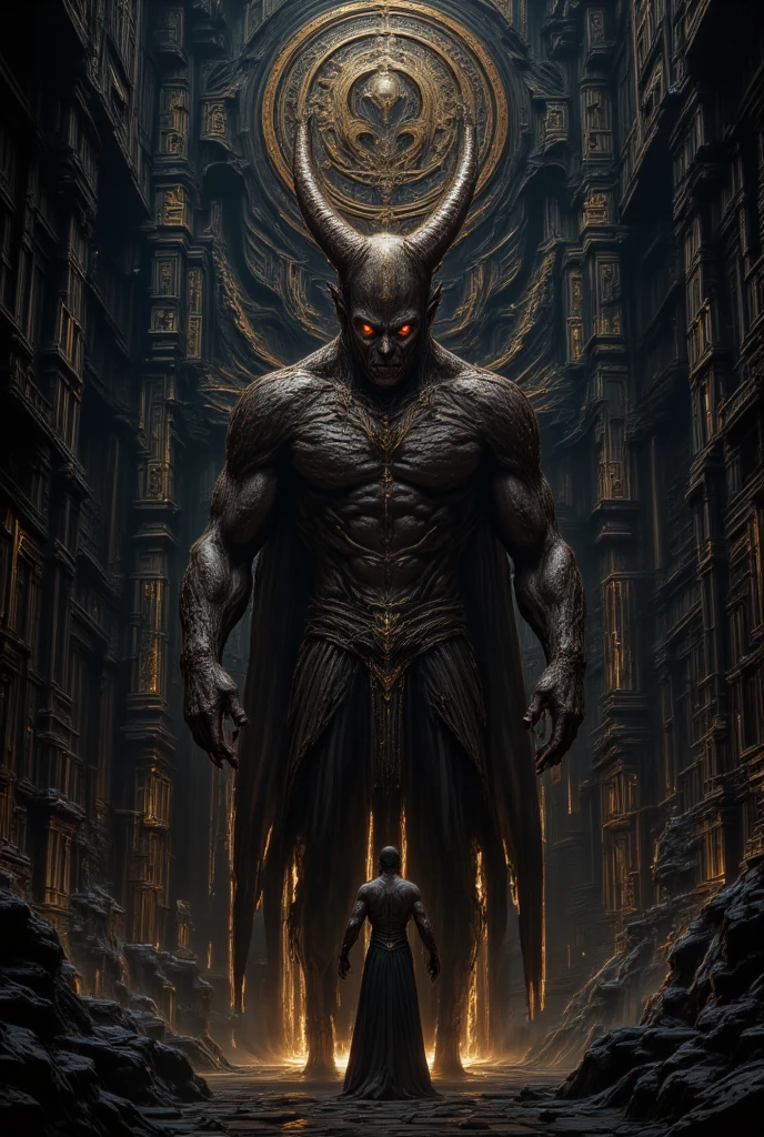 a elderly priest standing on top of a wooden church, fighting a giant hybrid creature of a centaur, cerberus, and demon, highly detailed, cinematic, dramatic lighting, epic fantasy, dark fantasy, chiaroscuro, moody, dramatic, photorealistic, 8k, hyper detailed, intricate, ultra-realistic, masterpiece, award winning