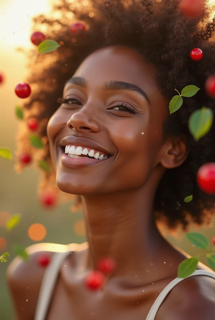 A apple like woman