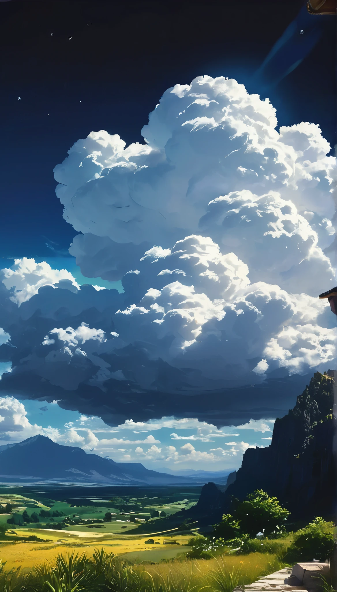 Summer sky with fluffy ((a single cloud:1.5)), in the sky, photorealistic, Altamente realista, Extreme details, high saturation realism , Impressively realistic High Contrast Realism, high saturation realism , vibrant colors, dramatic lighting, captivating landscape , Captivating narrative, atmospheric scene , Fascinating images , intricate details, belleza celestial, chiaroscuro, cinematic lighting, Fujicolor, UHD, retina, Masterpiece, Accurate, Super detail, high details, high quality, award winning , best quality, highres, 1080P, HD, 16K