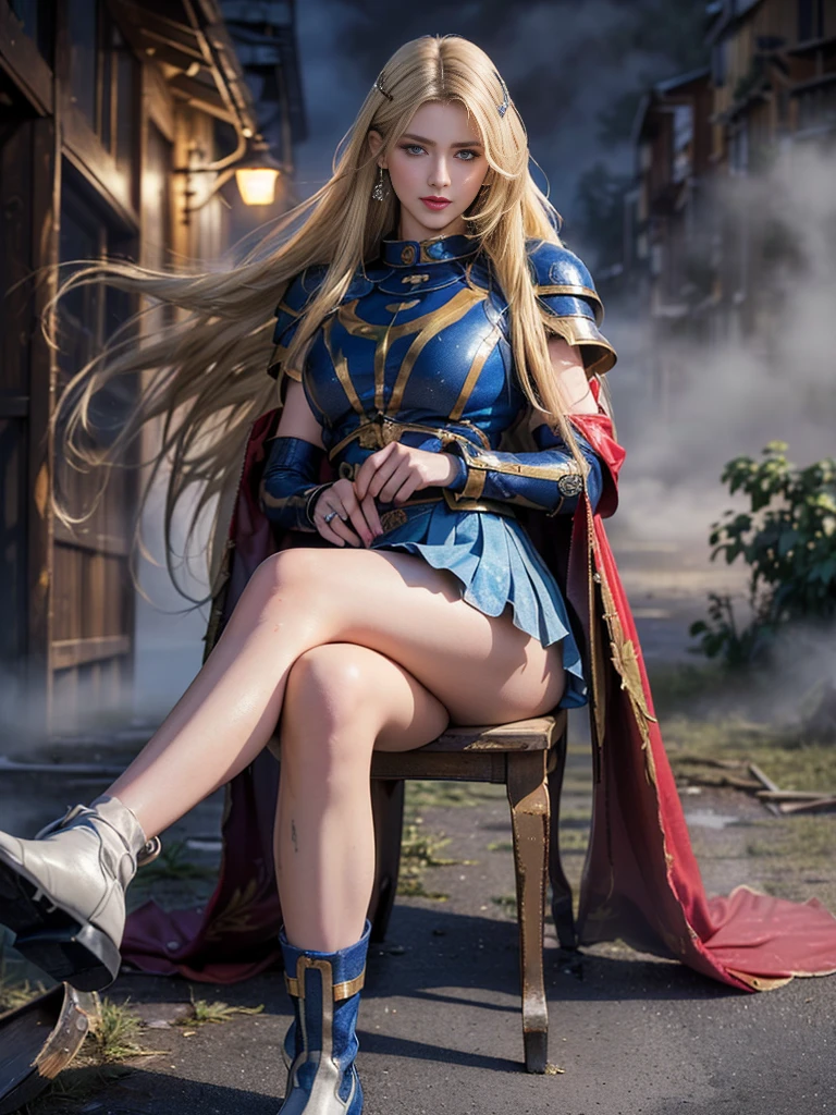 (((masterpiece, best quality))), (((high quality))), (((high resolution illustration))), (((hyper detail))),NSFW, (((Wordsworth's Sharon))),(((Realistic Skin))),(((Very beautiful long blonde hair))), (((Very beautiful face))), (((very beautiful blue eyes))),(((kindly smiling, shy expression))),(((her face is flushed))),(((slim body))),(((slim thighs))),(((small breasts))),(((very beautiful slender legs))),(((Armor with extremely detailed and intricate decoration))),(((A skirt with extremely detailed and intricate decoration))),(((Boots with extremely detailed and intricate decoration))),(((beautiful earrings))),((a beautiful hair ornament))),((A cloak with very detailed and intricate decoration))),(((She is standing on a beautiful grassland late at night))),(((She is crying with a painful expression on her face))),((embarrassed)), (empty eyes),(erotic cry:1.2), tears, (rolling eyes),looking up, (wide-open eyes),(((running)),(((has a huge weapon))),