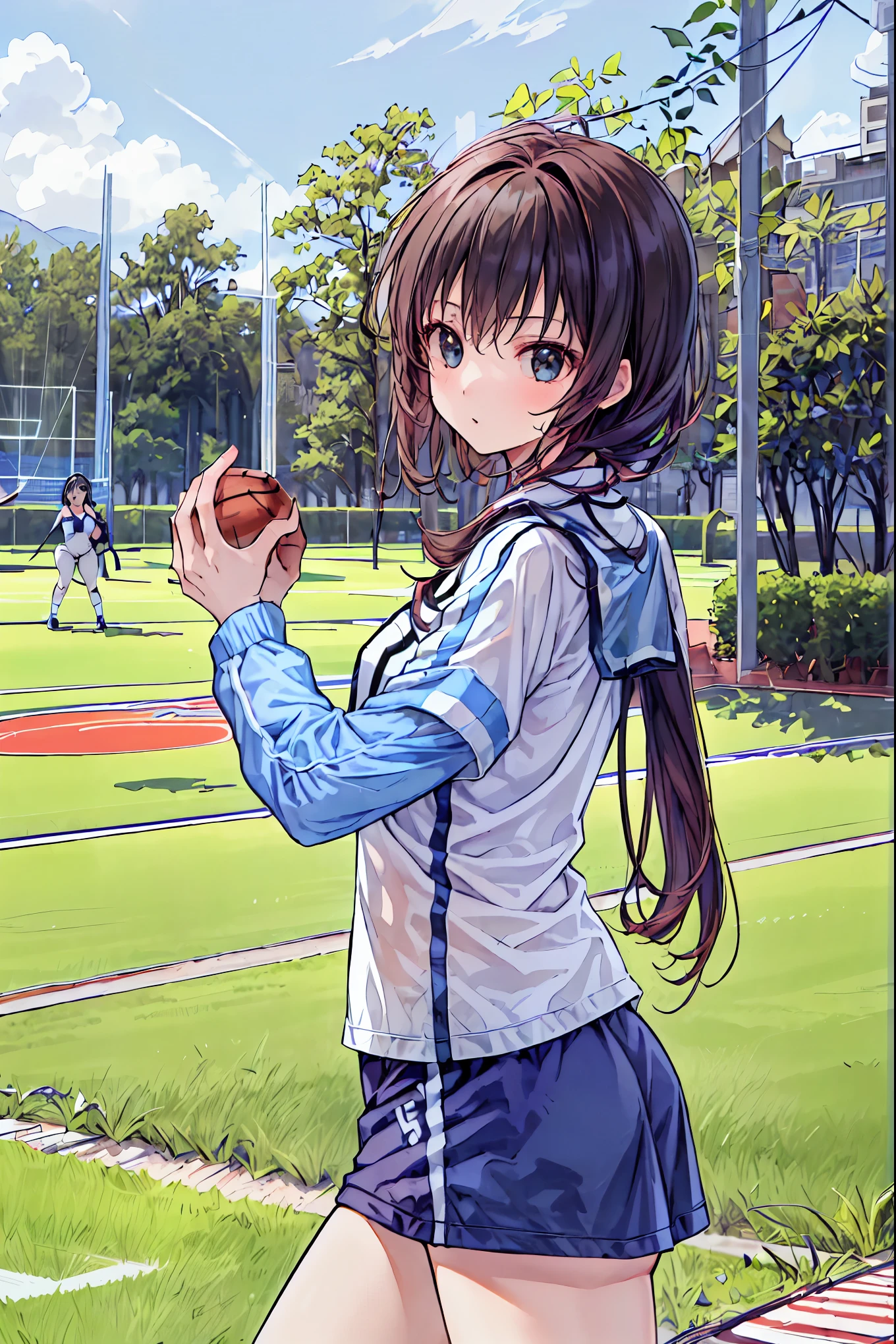 masterpiece:2.0,extremely and best quality, extremely and ultra detailedl, anime style,cel style,
Baseball girl,Baseball field,ohtani,nomo,
Baseball uniform,Not wearing pants,Not wearing panties,
a Baseball glove in right hand,left hand open fingers,
free left hand,
Pitcher, Pitching Form,
Throwing a ball,
,no panties,pussy,