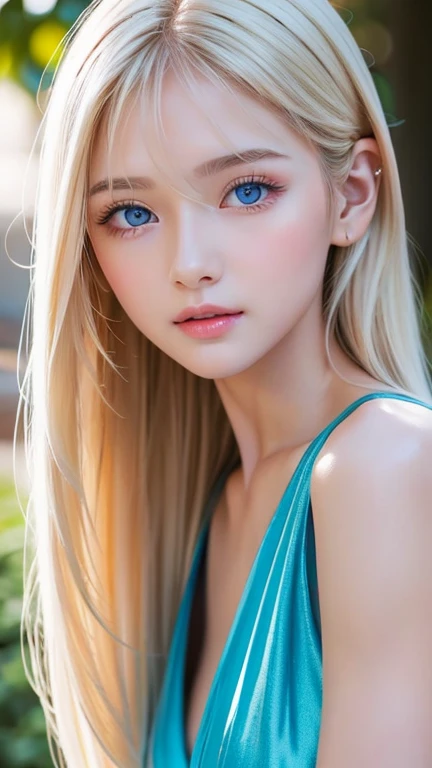 Une femme aux cheveux raides blonds super longs et soyeux et aux yeux bleus prend des photos, magnifique jeune mannequin, Portrait Sophie Mudd, beautiful female model, Mignonne jeune femme, Very nice bangs、A light that shines on luminous cheeks、Very beautiful young woman, portrait of a beautiful model, Belle jeune fille, belle jeune femme, A photograph of a beautiful woman, visage parfait, 20-year-old female model, beau visage jeune, belle fille blonde