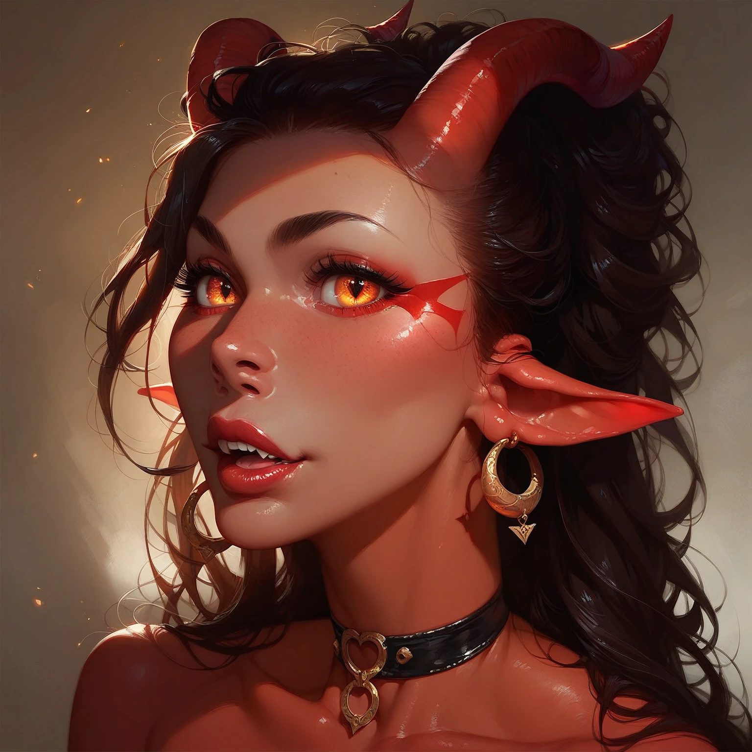 (best quality,4k,8k,highres,masterpiece:1.2),ultra-detailed,(realistic,photorealistic,photo-realistic:1.37),(erotic,tempting,naked:1.1), (1 beautiful succubus with giant horns:1.5),ultimate beauty, nude, moist  skin with marble patterns all over the body, (detailed moist dark red skin:1.2), curvaceous figure, alluring eyes, flowing dark hair, exquisite facial features, sensual, provocative pose, darkened background, soft lighting, subtle shadows, vivid colors, open legs, beautiful nipples, (NSFW:1.3)[sensual whispers in the air],[shimmering magical particles],[romantic candlelight],[sculpted muscles and toned physique],[secrets and mysteries hidden in her eyes],[surreal dreamscape],[sublime beauty],[euphoric atmosphere],[intense passion],[unleashing carnal desires],[powerful entity of desire and lust],On a luxurious bed in another space, (detailed moist skin:1.3), (marble-patterned skin:1.2) (lewd atmosphere:1.4), lewd look, lewd lips, lewd look, lewd tongue, long black nails, she enjoys ultimate sex