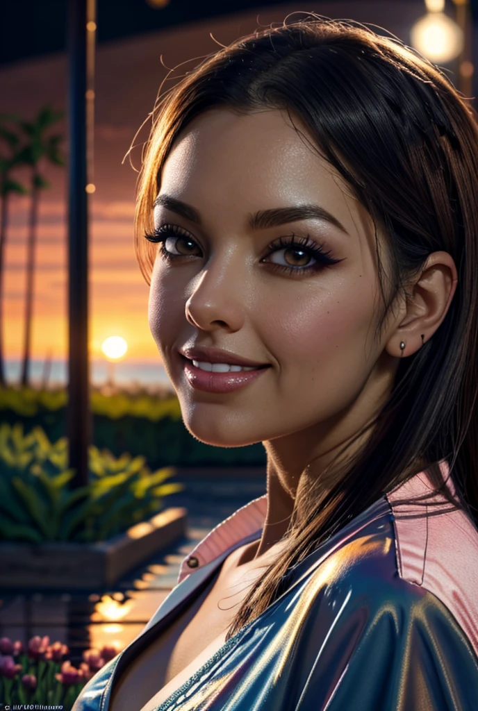 Cores planas, fechar-se, portrait of a 25 year old surfer looking girl, pele bronzeada, cabelo preto de praia salgado, beleza natural, Obra de arte, altamente detalhado,
digital illustration style, design de personagens altamente detalhado, arte digital detalhada fofa, City fan art, ((([fundo cinza simples])))