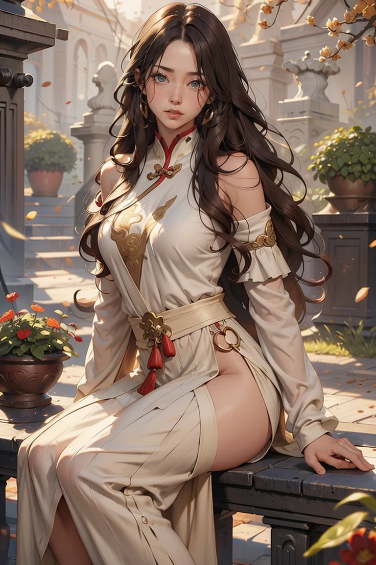 ((Masterpiece, Highest quality)), Detailed face, CharacterDesignSheet，full bodyesbian, Full of details, Multiple poses and expressions, Highly detailed, Depth, Many parteuaty girl，cinmatic lighting，with light glowing，Red and gold，Phoenix decoration，light yarn，Lace，lacepantyhose，high-heels