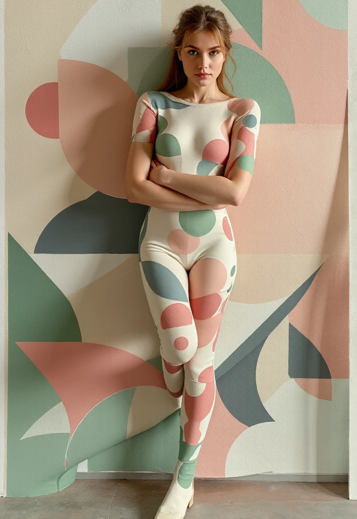 A beautiful and thin chinese student girl wears floral print lycra turtleneck unitard catsuit and always wear floral print lycra hijab-like hood.She is at school.

